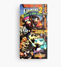 Donkey Kong Country 2, Reproduction Poster from Nintendo Power Metal Print