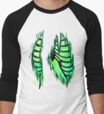Rib cages for all -Green- Men's Baseball ¾ T-Shirt
