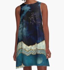 Indigo Sky A-Line Dress