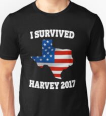 I survived Hurricane Harvey Mens Texas Shirt Unisex T-Shirt