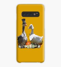 Thanksgiving Pilgrim Geese Case/Skin for Samsung Galaxy