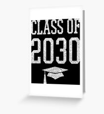Class of 2030 shirt Greeting Card