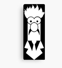 Beaker B&W Canvas Print