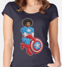 Kaeptain America Women's Fitted Scoop T-Shirt