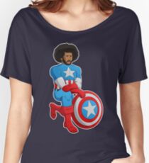Kaeptain America Women's Relaxed Fit T-Shirt