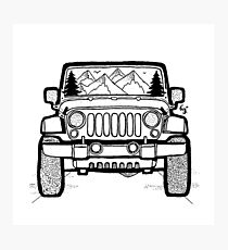 Jeep Adventure Photographic Print
