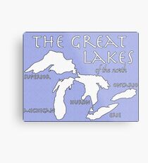 Great Lakes of the North Metal Print