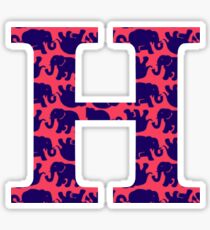 The Letter H Sticker