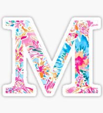 Der Buchstabe M Sticker