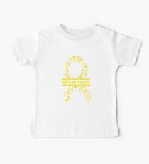 Pediatric Cancer Warrior Awareness Ribbons Baby Tee