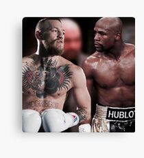 Conor McGregor vs Floyd Mayweather Canvas Print