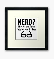 Nerd ? Framed Print
