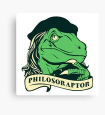 Philosoraptor Canvas Print