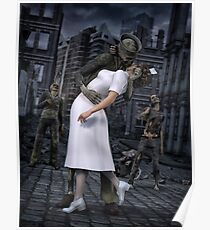 Zombies Kiss Poster
