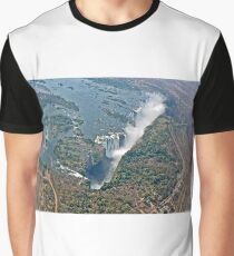 Victoria Falls from above Zimbabwe Graphic T-Shirt