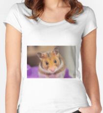 Hamster Women's Fitted Scoop T-Shirt