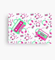 Neon Retro 80s Party Canvas Print