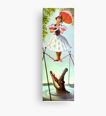 Tight Rope Girl Metal Print