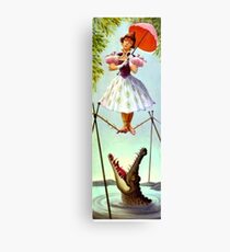 Tight Rope Girl Canvas Print