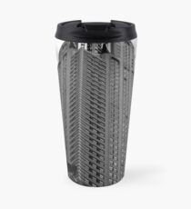 Taza de viaje Black and White Chrysler
