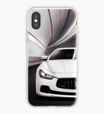 Maserati Ghibli S Q4 luxury car in a tunnel art photo print iPhone Case