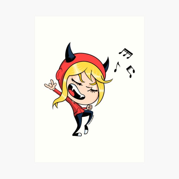 Rock Out with Dottie! Art Print
