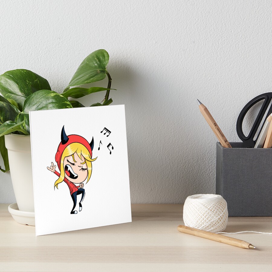 Rock Out with Dottie! Art Board Print