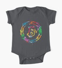 Bitcoin Farben Baby Body Kurzarm