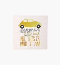 Once Upon A Time Quote - This Is Who I Am Art Board