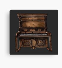 Upright Piano Canvas Print