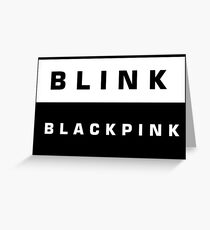 blink - blackpink Greeting Card