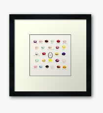 Laduree Macarons Geschmacksmenü Gerahmtes Wandbild