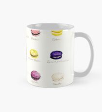 Taza clásica Menú del sabor de Ladurae Macarons