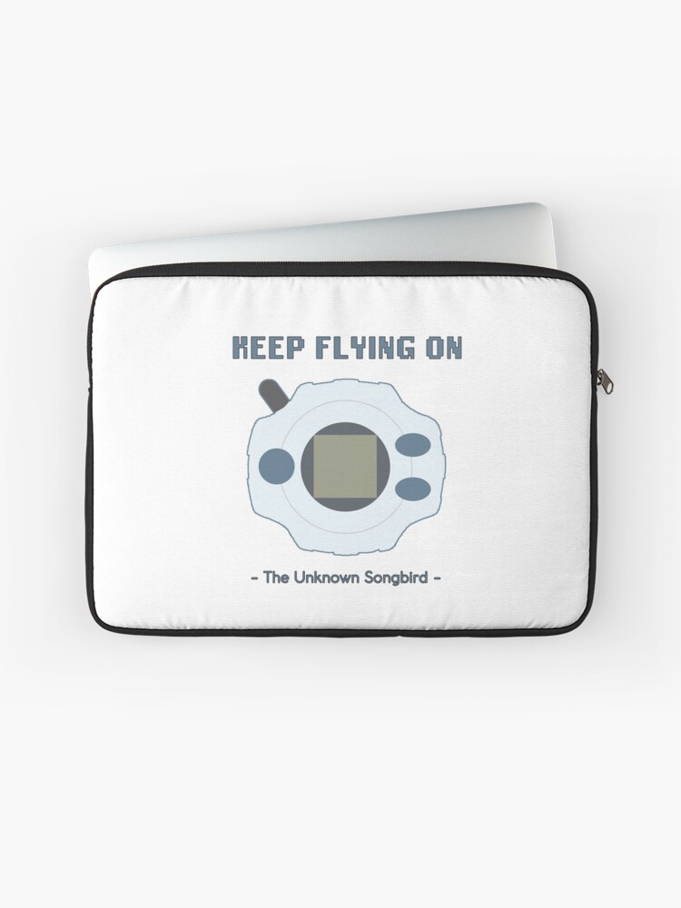 Keep Flying On Digimon Adventure Tri Op 1 English Lyrics For Butter Fly Laptop Sleeve