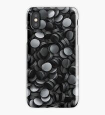 Hockey pucks iPhone Case