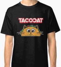 Tacocat Spelled backwards is Tacocat > Funny Taco & Cat Classic T-Shirt