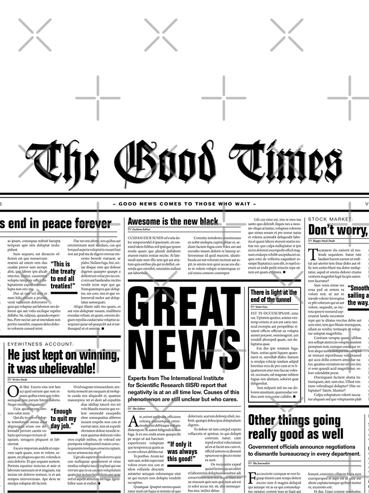 The Good Times Vol. 1, No. 1 by GrandeDuc