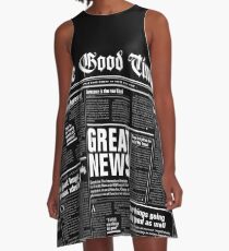 The Good Times Vol. 1, No. 1 REVERSED A-Line Dress