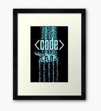 Code Framed Print