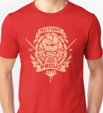 Camiseta ajustada ¡Mutante y orgulloso! (Raph)
