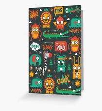 Woodland Animals Greeting Card