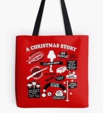 Christmas Story Quotes Tote Bag