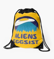 Aliens Eggsist Drawstring Bag