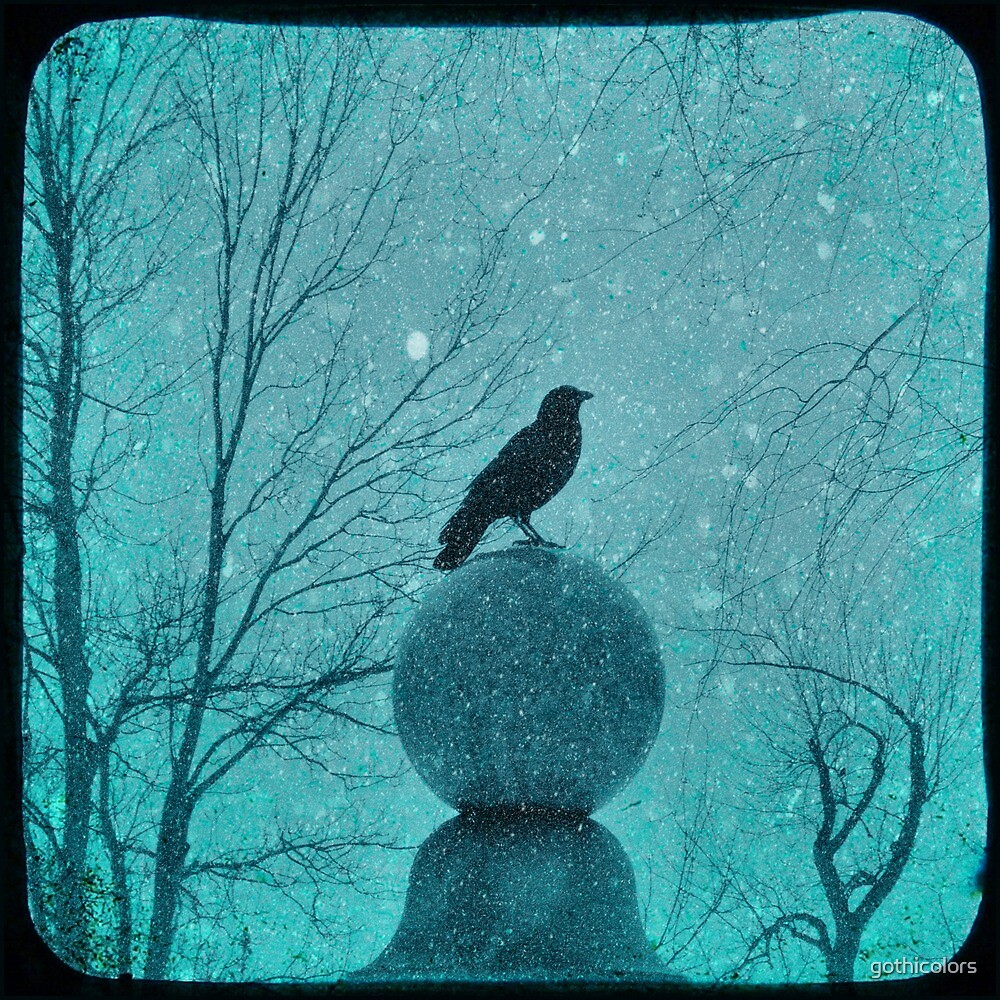 “Blue Gothic Snow Globe” by gothicolors | Redbubble