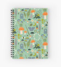 Fairy Garden Spiral Notebook