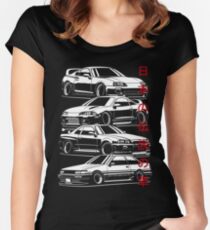 JDM Legends Women's Fitted Scoop T-Shirt