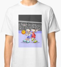 Basketball player defending his hoop Classic T-Shirt