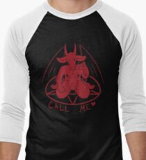 Ruf mich an Baseballshirt für Männer