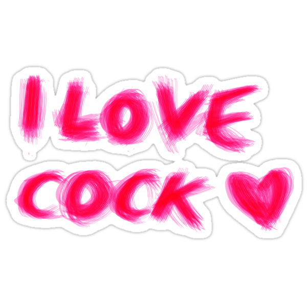 I love cock sticker — pic 5