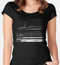 1963 Chevrolet C-10, Apache Pickup Women's Fitted Scoop T-Shirt